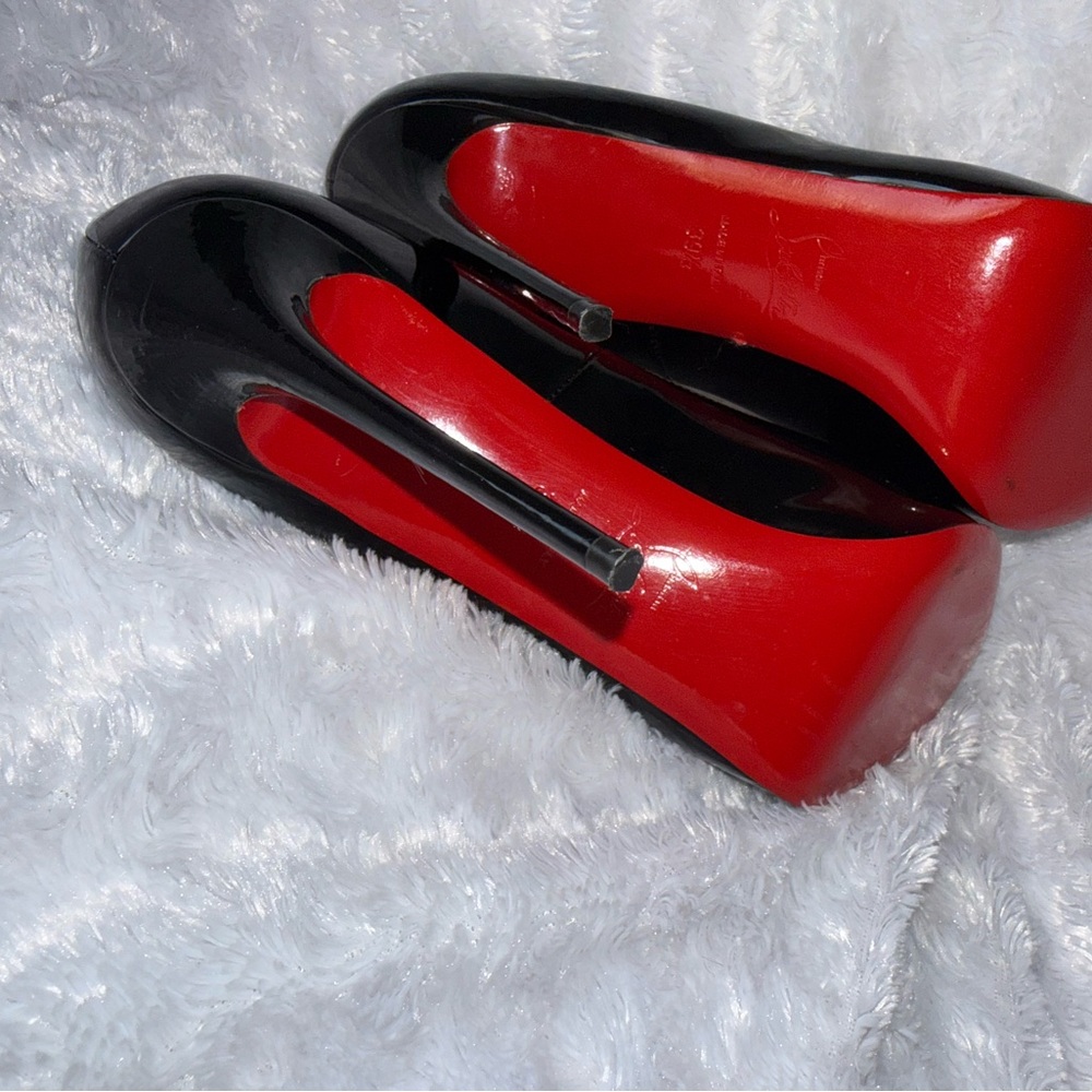 Christian Louboutin Black Patent Leather Heels